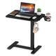 Mobile Standing Desk, Height Adjustable Overbed Bedside Table