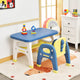 Kids Table and Chair Set, Kids Activity Table w/Cute Dinosaur Shape Chair
