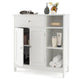 Giantex Bathroom Floor Cabinet, Freestanding Kitchen Cupboard Storage Organizer