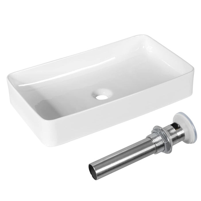 62 x 35 cm Bathroom Vessel Sink, Porcelain Bathroom Bowl Basin