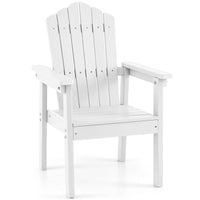 Lawn Adirondack Chairs with High Backrest and Wide Armrests