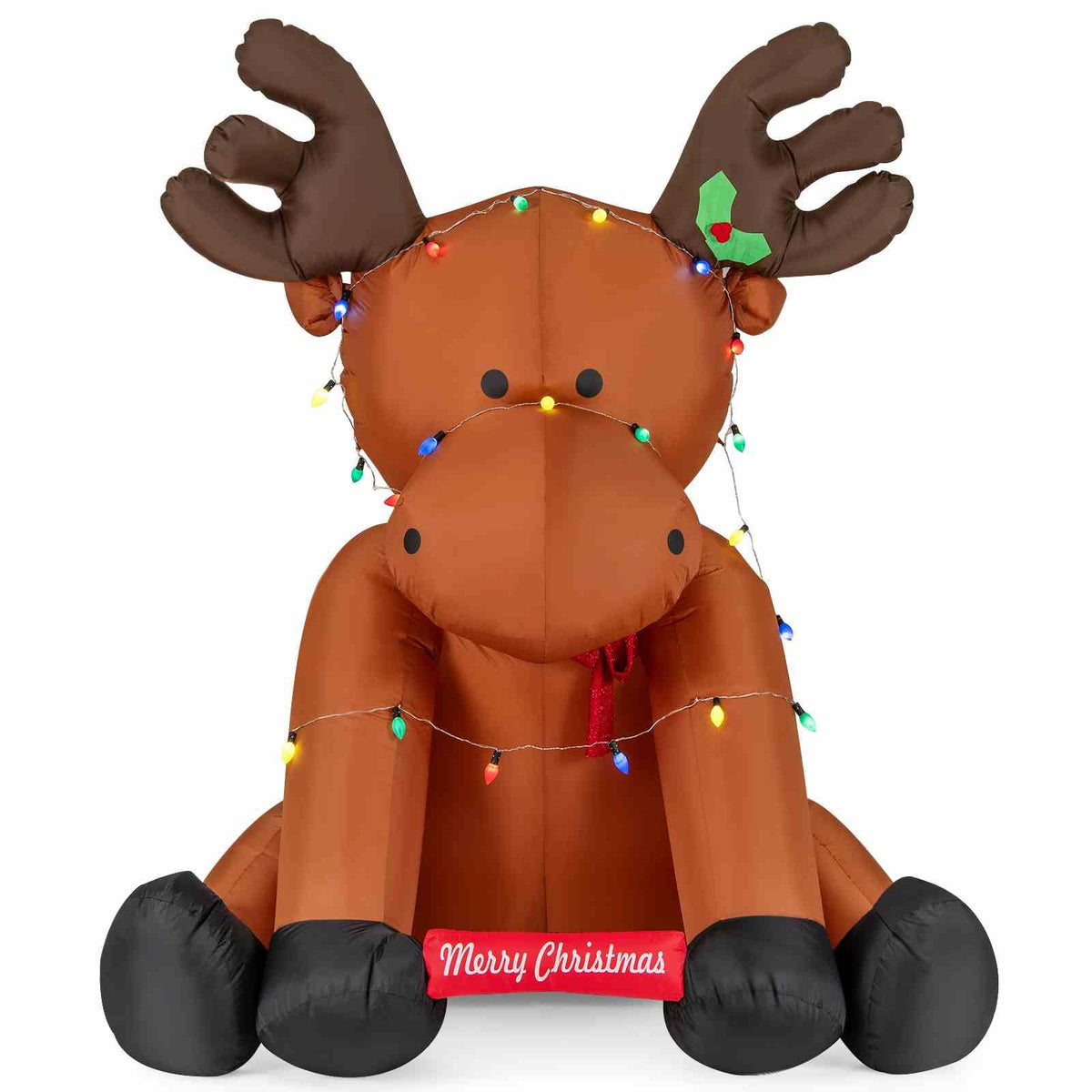 2.6M Tall Christmas Inflatable Reindeer Outdoor Decoration