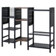 3-Tier Garden Tool Organizer w/Wooden Shelves