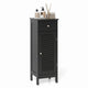 Small Bathroom Storage Cabinet with Adjustable Shelf and Drawer