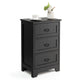 Giantex 3-Drawer Bedside Table