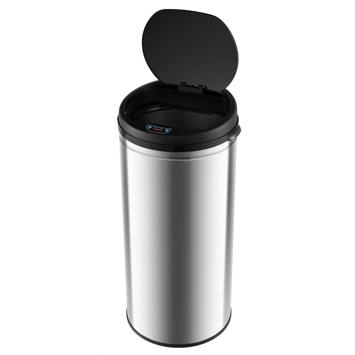 Giantex 30L Automatic Trash Can, Motion Sensor Garbage Bin with Stainless Steel Frame