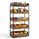Giantex 5-Tier Food Storage Rack, Retail Snack Display Shelf