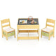3-In-1 Kids Multi Activity Table & 2 Chairs Set for Toddlers