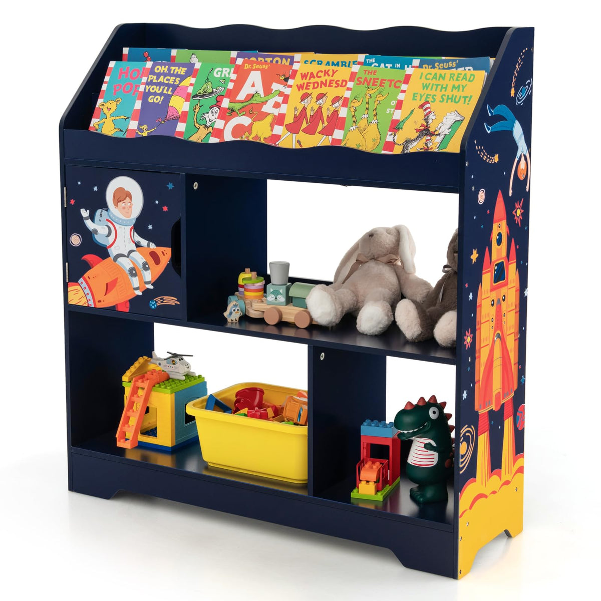 Toy Storage Organizer Display Stand for Playroom