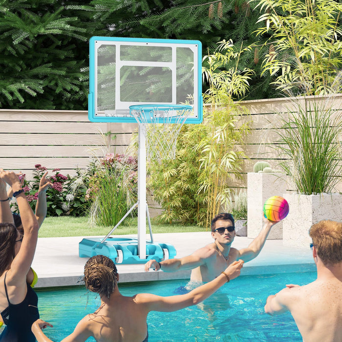 Pool Basketball Hoop with 82cm Shatterproof Backboard