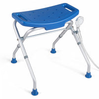 Folding Shower Chair, Aluminum Alloy Shower Seat for Inside Shower and Bath Tub