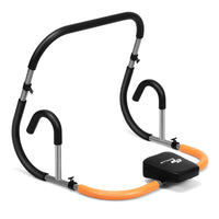 Portable Ab Mat Trainer with Padded Headrest for Core Muscle Strength Sit Up Training