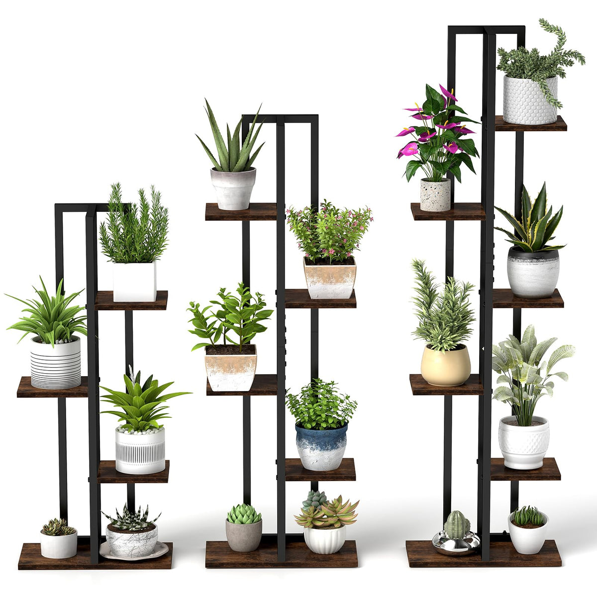 Giantex 3 PCS Plant Stand Indoor Set