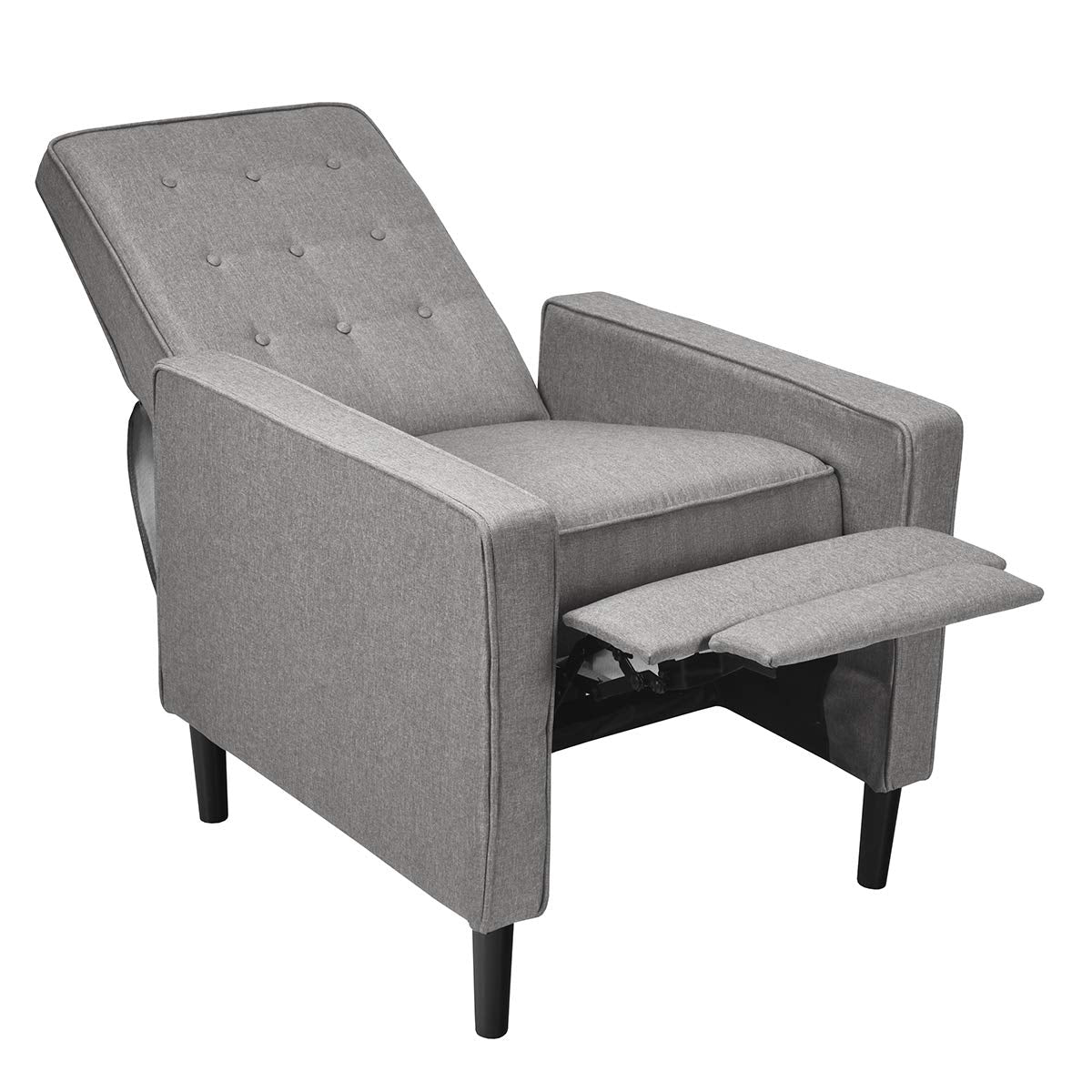 Relining Sofa Chair, Ergonomic Armchair w/ Footrest