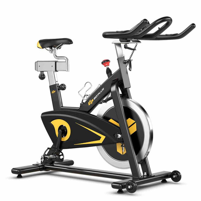 Magnetic Exercise Cycling Bike w/ Adjustable Resistant&Multi-Position Adjustment