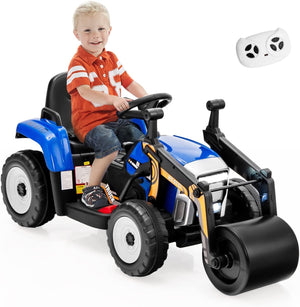 Ride on Car, 12V Road Roller with Remote Control