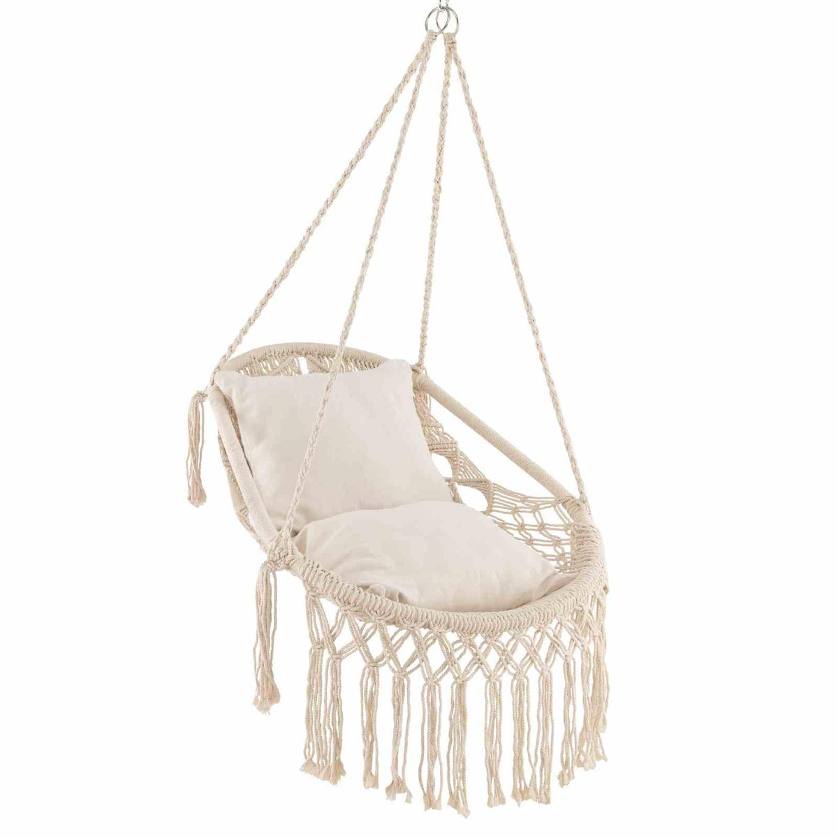 Hanging Hammock Chair with Soft Seat Cushions for Patio/Bedroom