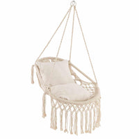 Hanging Hammock Chair with Soft Seat Cushions for Patio/Bedroom