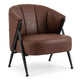 Single Sofa with Adjustable Foot Pads for Home Office or Living Room