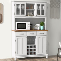 Kitchen Buffet with Hutch Tall Kitchen Pantry Cabinet