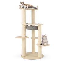 155CM Tall Multi-level Cat Tower for Indoor Cats