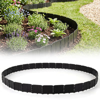 Plastic Garden Edging Kit Interlocking Design for Landscaping and Lawn