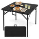 34” Folding Table, Square Foldable Card Table