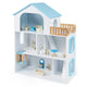 3-Story Wooden Dollhouse Playset for Kids