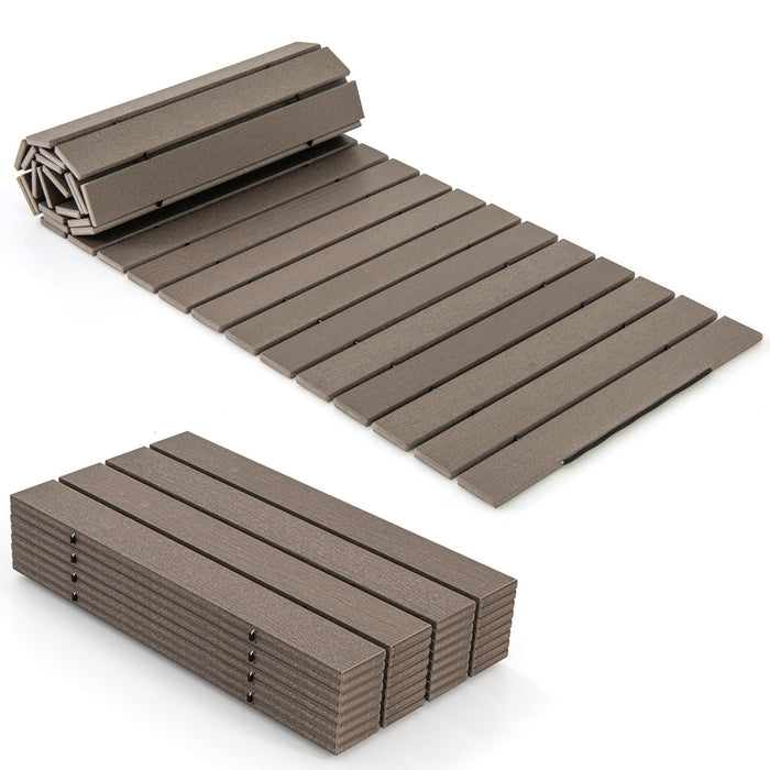 245cm Outdoor Roll Out Walkway with Metal Wire Connection