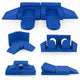 10 PCS Modular Kids Play Couch Toddler Climb & Crawl Foam Playset w/Suede Fabric