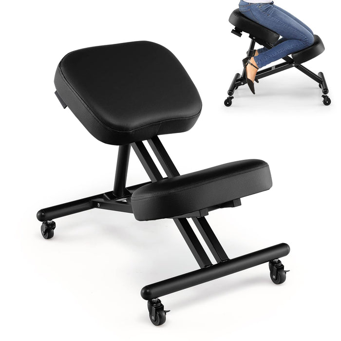 Giantex Ergonomic Kneeling Chair, Height Adjustable Kneeling Stool