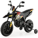 Licensed Aprilia Kids Ride On Motorcycle with 2 Training Wheels
