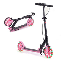 Foldable Kick Scooter for Teens Adults with Light-up Wheels