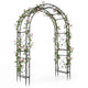 Heavy Duty Garden Arch with Floral Patterns for Climbing Plants