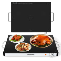 Electric Warming Tray, Food Warmer with Adjustable Temperature Control