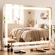 Giantex Vanity Mirror with LED Lights & Removable Magnify Mirror