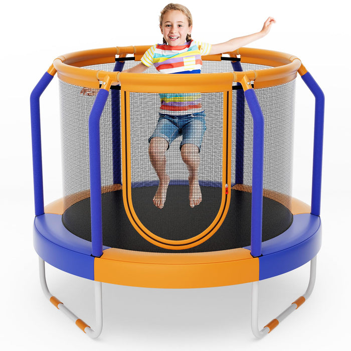 Giantex 48'' Trampoline for Kids, Toddler Trampoline with Safety Enclosure Net
