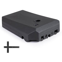 Cantilever Umbrella Base w/Wheels&Cross Base, 75 KG Water&Sand Fillable Umbrella Stand