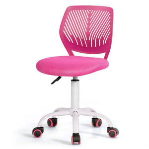 Giantex Kids Swivel Desk Chair, Small Armless Task Chair, Height Adjustable Children Study Chair for Kid’s Room