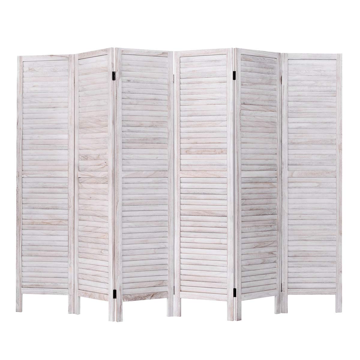 Giantex 6 Panel Screen Room Divider, 170 CM Tall Freestanding Folding Screen for More Privacy Space