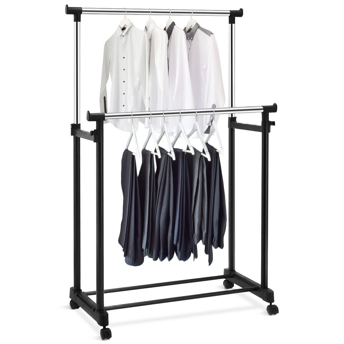 Giantex Double Rail Garment Rack