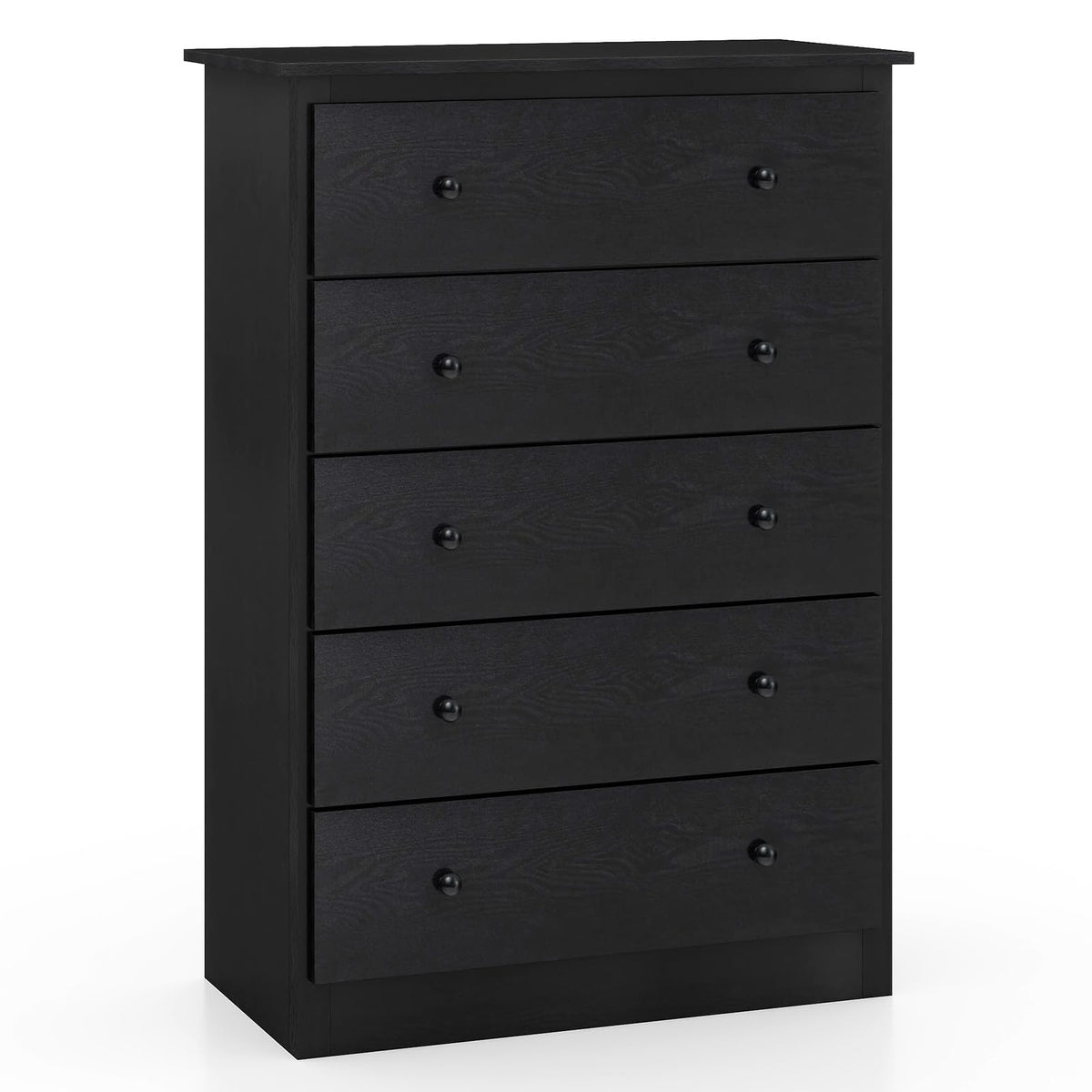 Giantex 5-Drawer Dresser Tall Storage Tower Cabinet Chest Organizer Unit Wooden