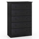 Giantex 5-Drawer Dresser Tall Storage Tower Cabinet Chest Organizer Unit Wooden