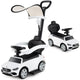 3-in-1 Ride on Push Car with Adjustable Canopy and Steering Push Bar