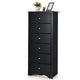 Giantex Chest of 6 Drawers, Free Standing Storage Cabinet - GiantexAU