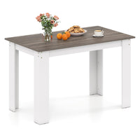 Giantex 120 CM Dining Table for 4-6, Wooden Rectangular Table