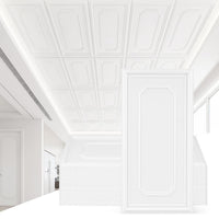 Ceiling Tiles Decorative PVC 3D Wall Panels Waterproof and Paintable