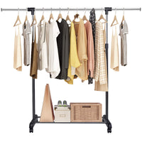 Clothes Garment Rack, Extendable & Adjustable Clothing Drying Rack