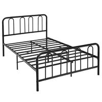 Metal Bed Frame, Modern Bed Frame with Headboard & Footboard