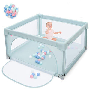 Playpen Baby Toddlers Safety Activity Fence with 50 Ocean Balls